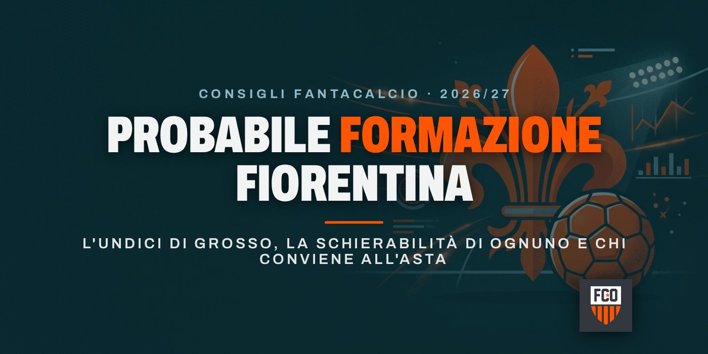 Probabile formazione Fiorentina 2026/27: titolari, schierabilità e chi comprare