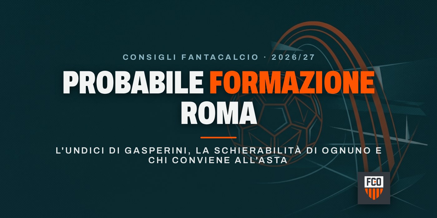 Probabile formazione Roma 2026/27: titolari, schierabilità e chi comprare