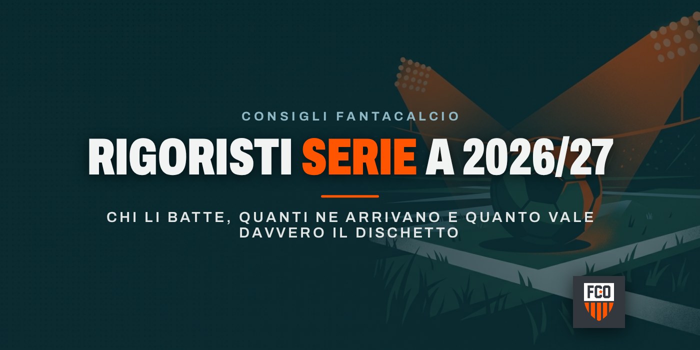 Rigoristi Serie A 2026/27: l'elenco aggiornato con i rigori attesi