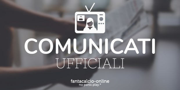 Comunicati Ufficiali Fantacalcio Online