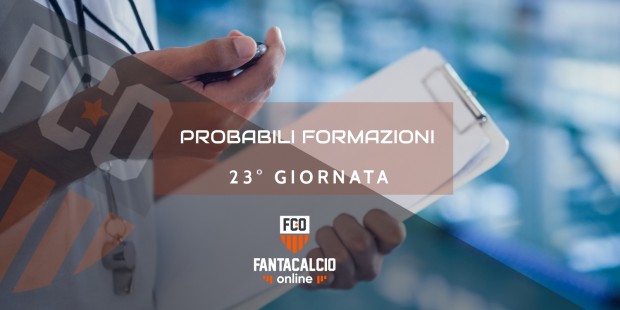 Probabili Formazioni 23° Giornata