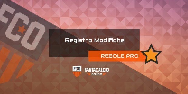 Registro Modifiche Operazioni Presidente di Lega