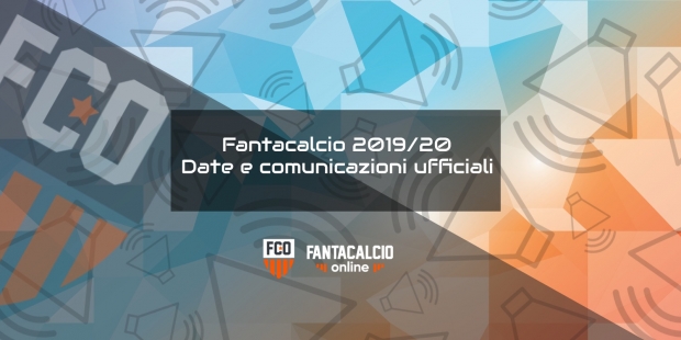 Date Ufficiali Fantacalcio Serie A 2019/2020