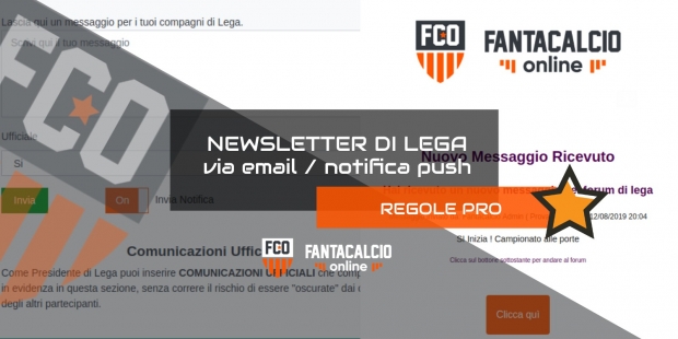 Newsletter Lega di Fantacalcio